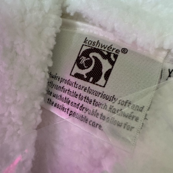 Kashwere White Plush Bathrobe XL - Picture 5 of 8